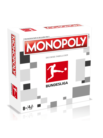 Winning Moves Monopoly - Bundesliga Brettspiel Gesellschaftsspiel Partyspiel in bunt