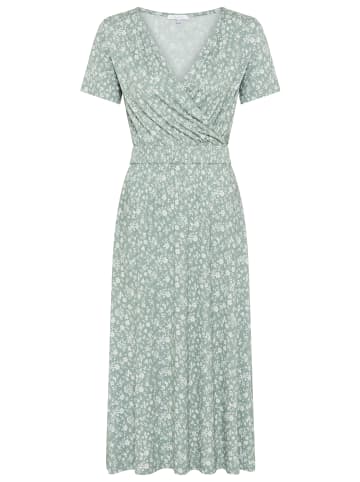 Tamaris Jerseykleid in salbei geblümt