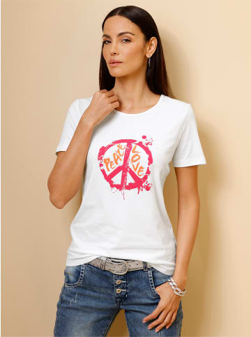 Heine T-Shirt in ecru