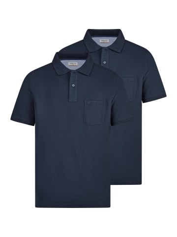 Redmond Poloshirt Basic in Dunkelblau