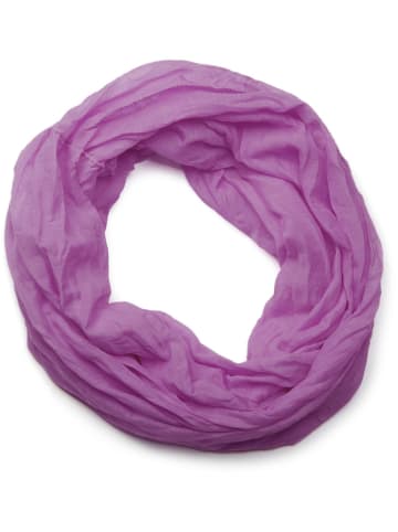 styleBREAKER Seidiger unifarbener Loop in Violett