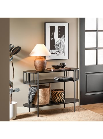 SoBuy Konsole in Schwarz - (W) 39 x (H) 76 x (L) 110 cm