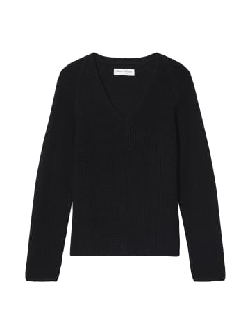 Marc O'Polo V-Neck-Strickpullover regular in Schwarz