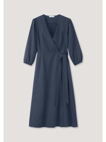 Hessnatur Midi-Wickelkleid in tiefseeblau