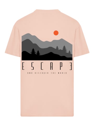 F4NT4STIC Heavy Oversize T-Shirt Oversize Escape Discover the World Forest in amber