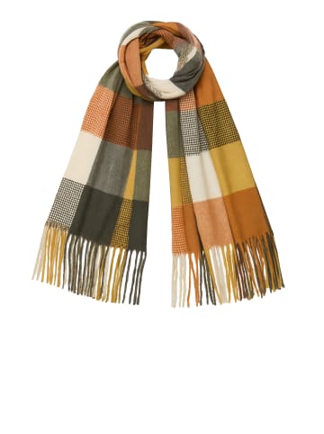 Faera Eleganter Schal mit Fransen für stilvolle Winter-Looks. in Bordeaux