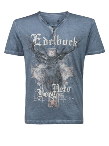 Stockerpoint T-Shirt "Berghero" in rauchblau
