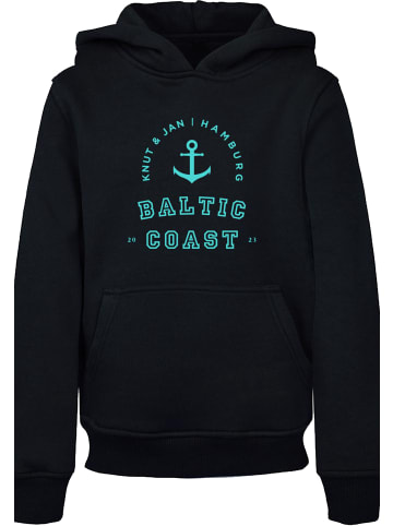 F4NT4STIC Hoodie Baltic Coast Knut & Jan Hamburg in schwarz