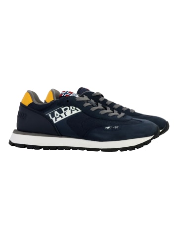 Napapijri Jeto-Sneaker aus Leder Blau
