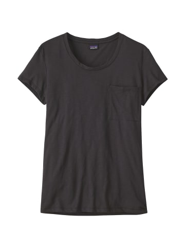 Patagonia WMAINSTAY TEE in Schwarz