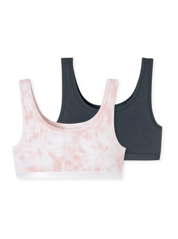 Schiesser Bustier 95/5 in graphit, rosa