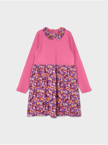 name it Kinder Print Kleid für Mädchen Freizeit Langarm Dress NKFODNIA in Pink