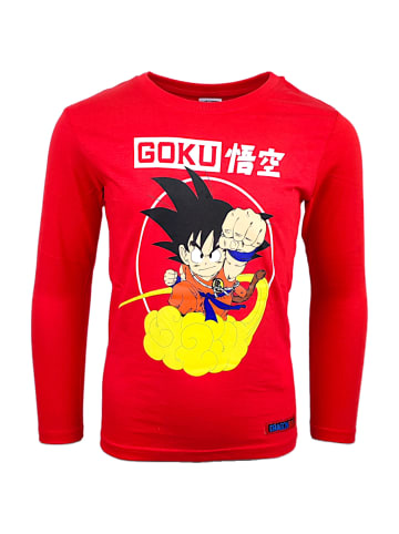 Dragon Ball Langarmshirt Dragon Ball Son Goku in Rot