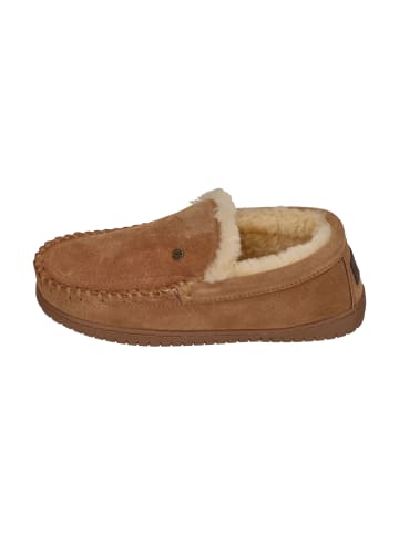 Warmbat Hausschuhe Grizzly Suede GRZ4410-25 in braun