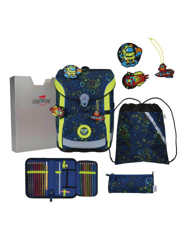 DerDieDas DerDieDas ErgoFlex Easy Neon Crazy Schulranzenset 5-teilig