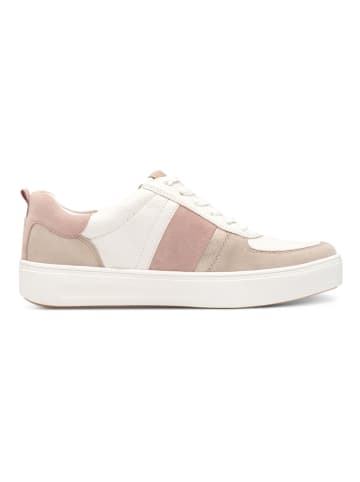 Tamaris Sneaker in Beige/Weiß