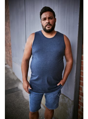 Men Plus Tank Top in navy blau