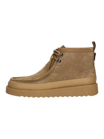 Clarks Schnürstiefelette Wallabee FTR2 High in 5232 Dark Sand Suede