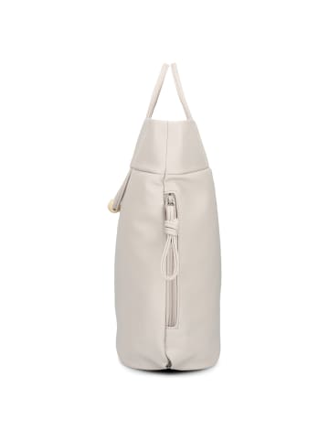 Zwei Perla PE120 - Henkeltasche 34 cm in cappuccino