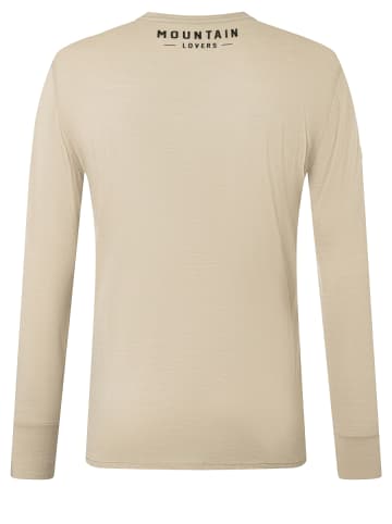 super.natural Merino Longsleeve in beige