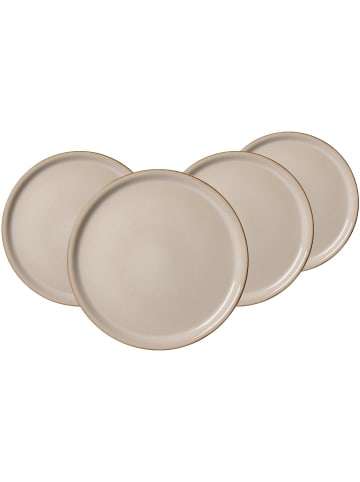 4er Set Pizzateller Nerano in Beige ø 32 cm