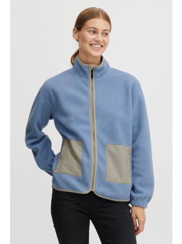 Oxmo Fleecejacke in blau