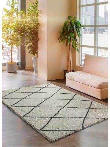 Atticgo Hochflor-Teppich ATLAS in weiß