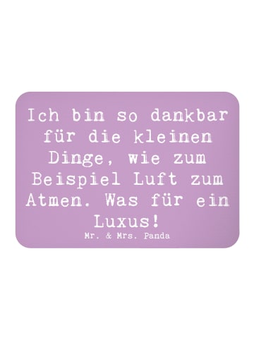 Mr. & Mrs. Panda Pinnwand Magnet Spruch Dankbarkeit für kleine D... in Lavendeltraum