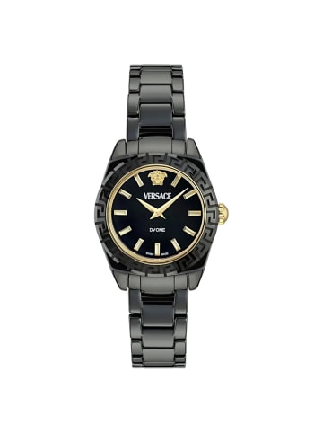 Versace Analoguhr für Damen in Schwarz