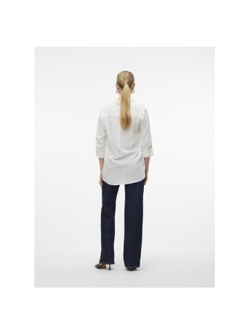 Vero Moda Langarmbluse in snow white1