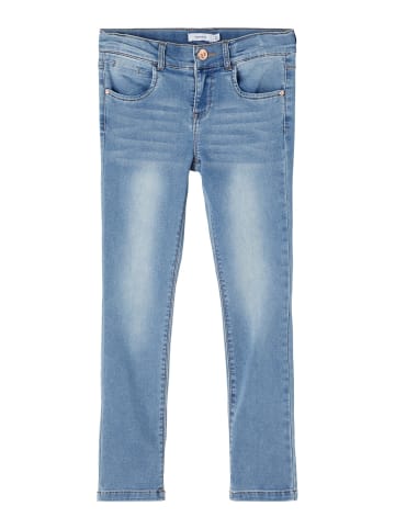 name it Slim Fit Jeans für Mädchen in Light Blue Denim