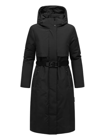 Navahoo Wintermantel Waldbummler 14 in Black