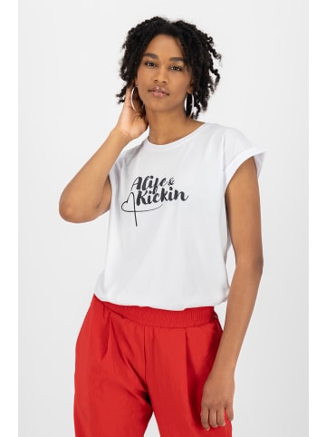 alife and kickin T-Shirt EnidAK P in brilliant white