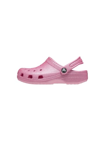 Crocs Kinder Clogs zum Reinschlüpfen Classic Glitter Rose