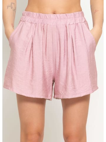 SASSYCLASSY Viskose Shorts in rosa