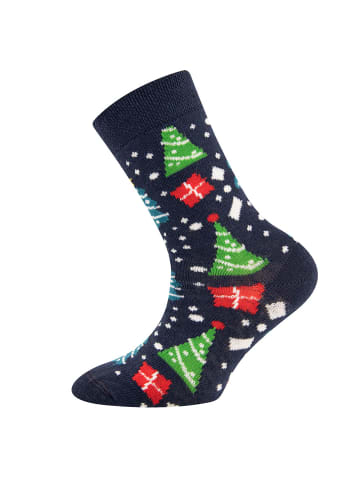 ewers 2er-Set Socken 2er Pack Merry Xmas in blau