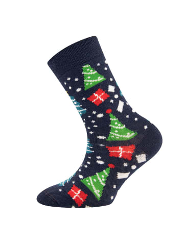 ewers 2er-Set Socken Merry Xmas in blau