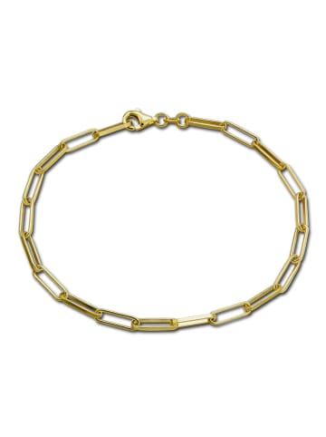 SilberDream 925 Silber vergoldet (Gelbgold 333) Damen SilberDream Armbänder Laguna ca. 20cm