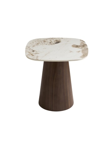 Signature Tisch ALESSANDRA in Braun - (W)58  x (H)50  x (L)50 cm