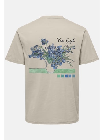 Only&Sons T-Shirt 'Van Gogh' in grau