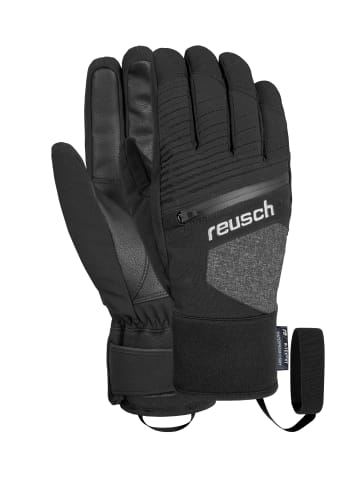 Reusch Fingerhandschuhe Theo R-TEX XT in black melange / black