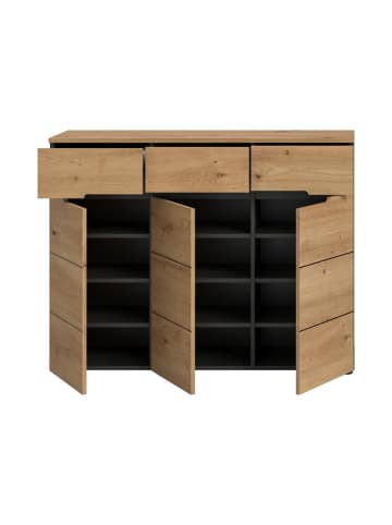 ebuy24 Schuhschrank Canu Eiche 94 x 37 cm