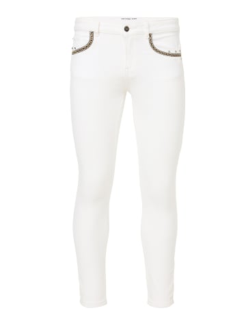orsay Slim Fit Jeans Ethnotrousers in White