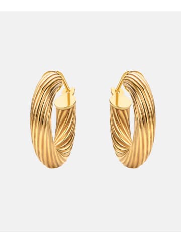 Diamant L'éternel Ohrringe aus 375 Gelbgold