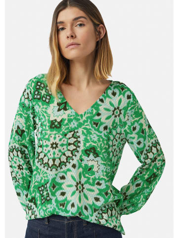comma Bluse langarm in Grün