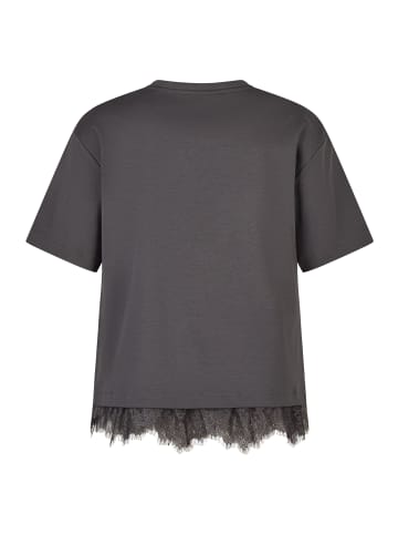 LeComte T-Shirt mit Spitze in Platin