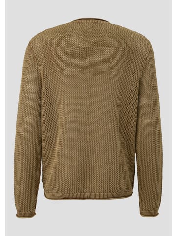 QS Strickpullover in 8482_sandstein
