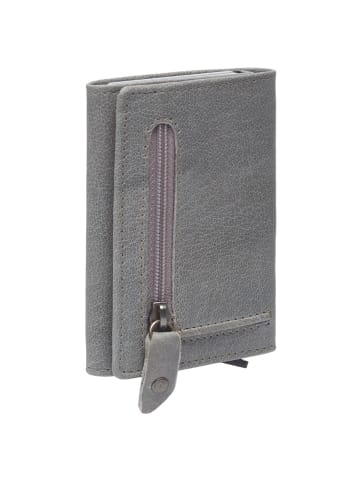 The Chesterfield Brand Paris Kreditkartenetui RFID Schutz Leder 7 cm in light grey