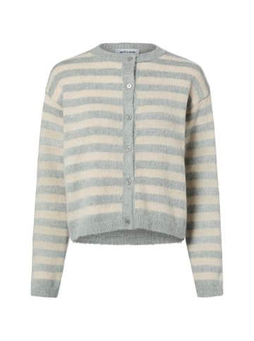 More & More Strickjacke in beige hellgrau - 0001