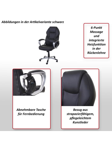 MCW Massage-Bürostuhl A69, Creme